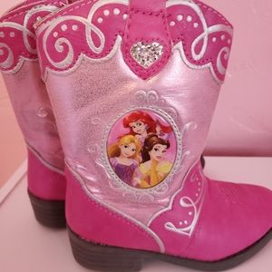 Like new Pink disney princess boots
